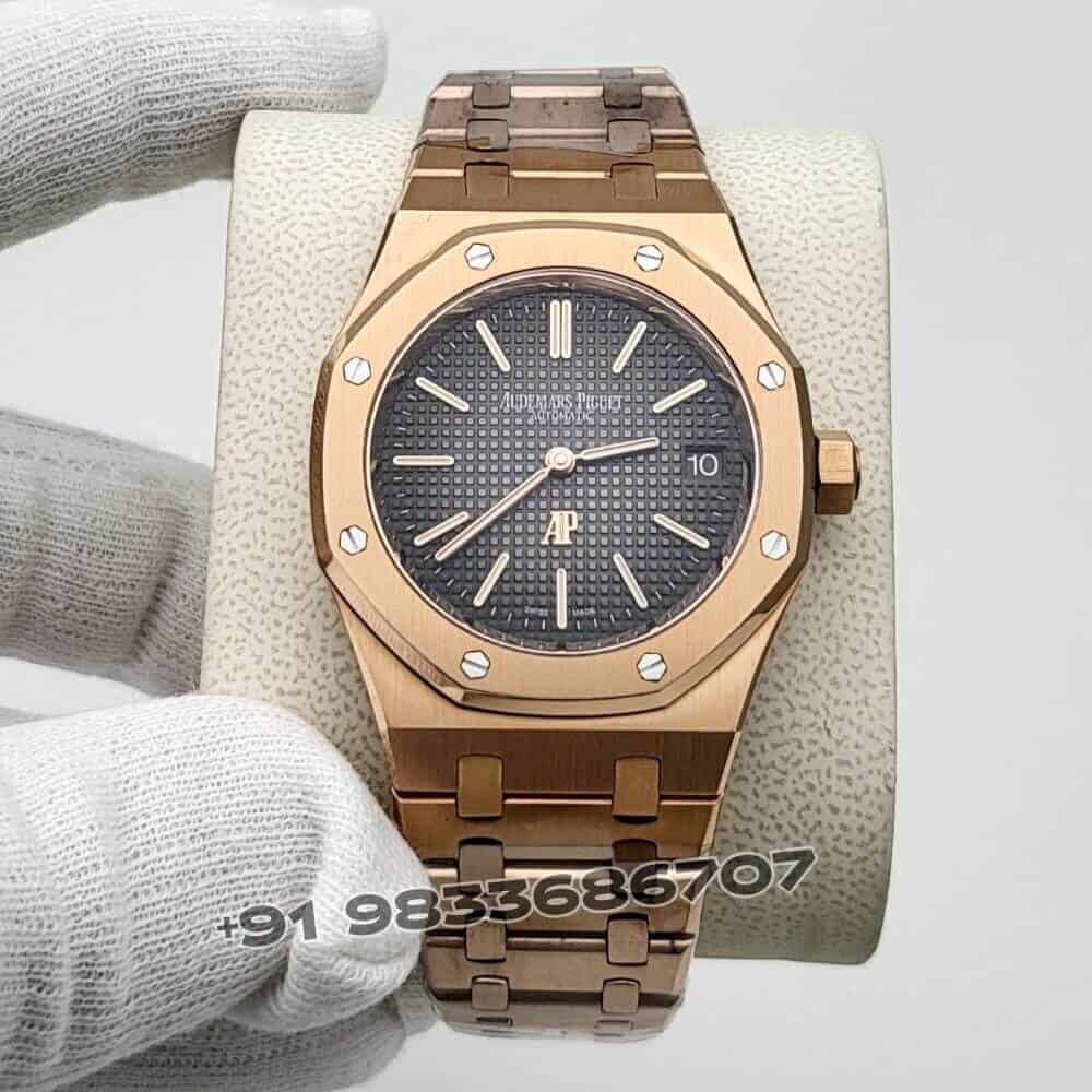 Audemars Piguet Royal Oak Jumbo Extra-Thin Smoked Grey Dial 39mm Exact 1