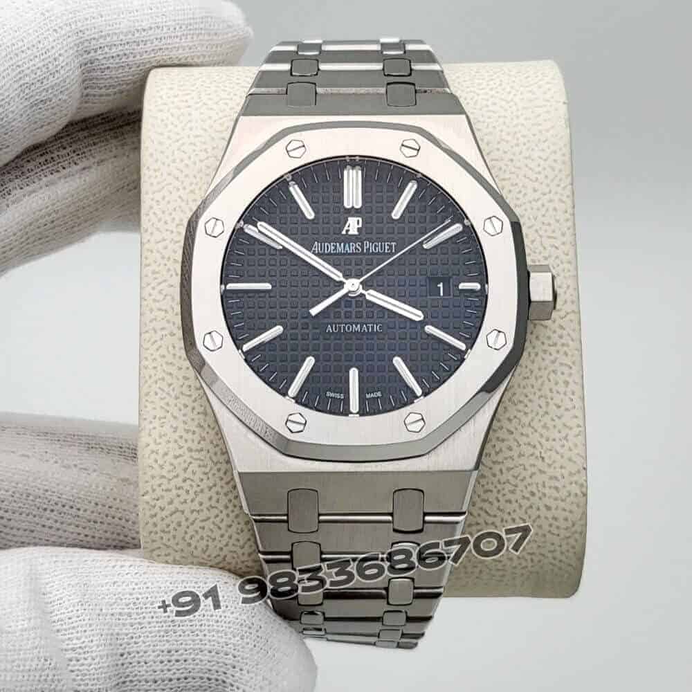 Audemars Piguet Royal Oak Stainless Steel Black Dial 41mm (1)