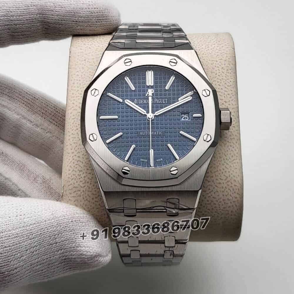 Audemars Piguet Royal Oak Stainless Steel Blue Dial 41mm Exact 1